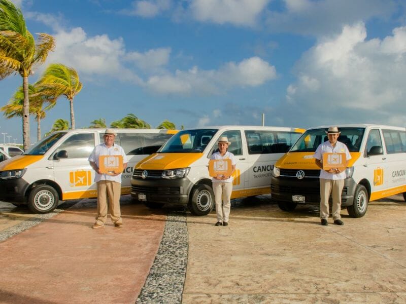 Cancun airport transportation staff