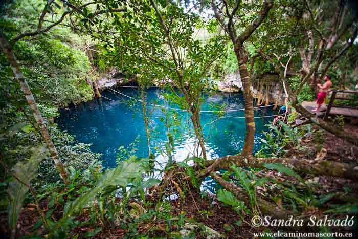 cenote Lucero Verde - photo by Sandra Salvado' El Camino Mas Corto
