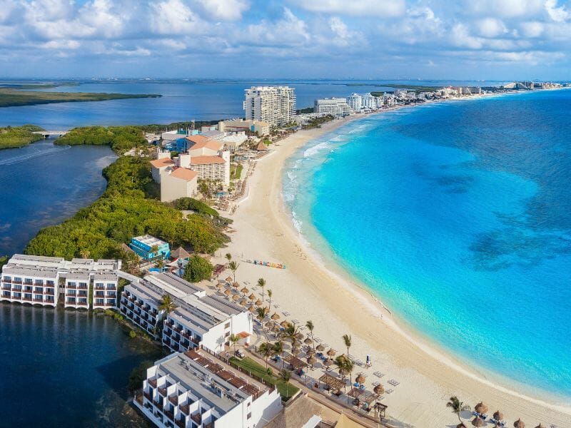 Cancun Beach overview