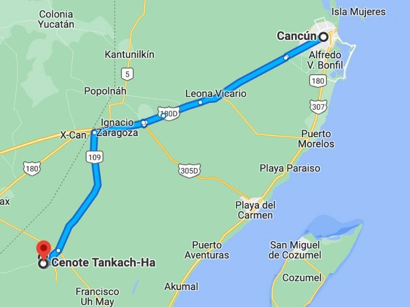 Cancun - Coba Cenote