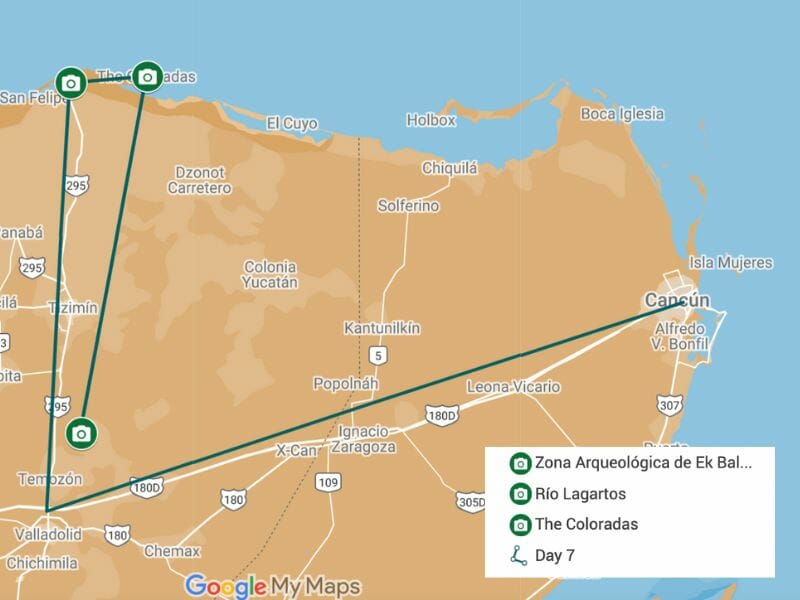 Cancun itinerary day 7 