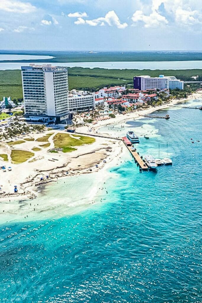 Cancun Drone view