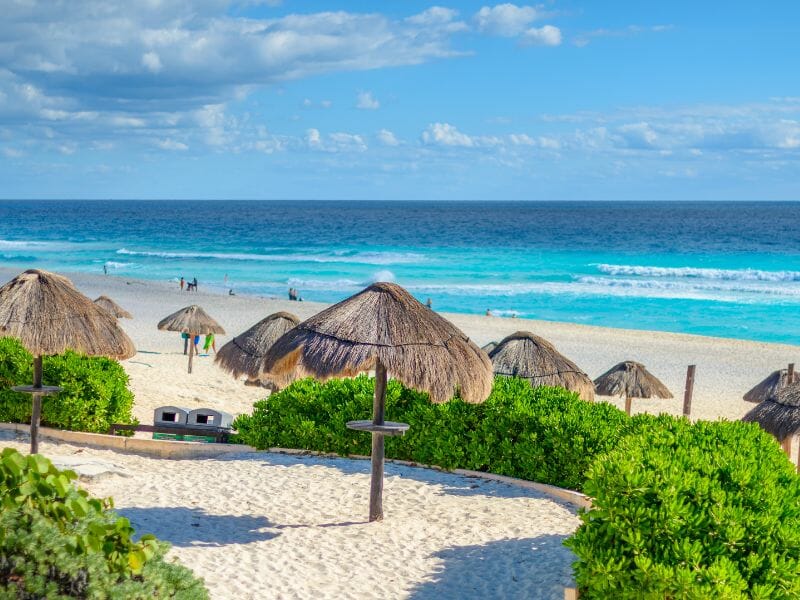 Playa Delfines beach Cancun