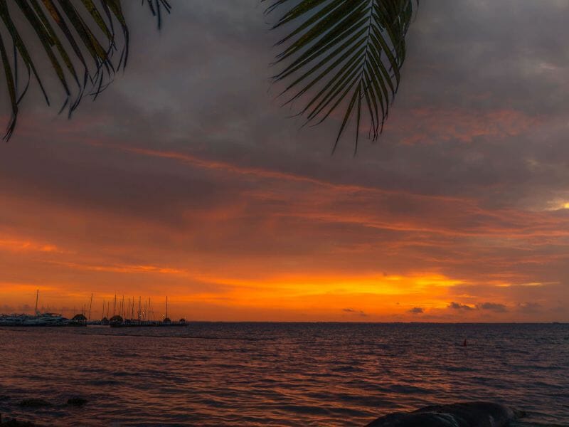 Sunrise over the sea