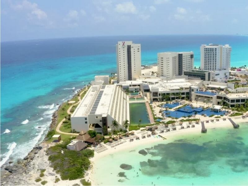 Punta Cancun Aerial view