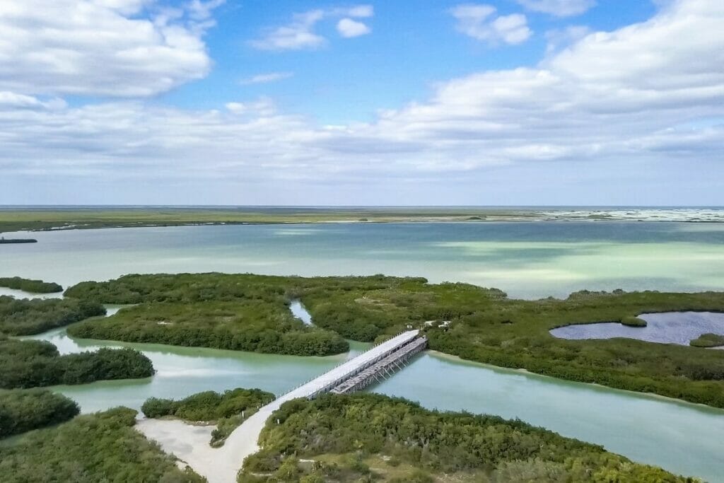 Sian Kaan aerial view