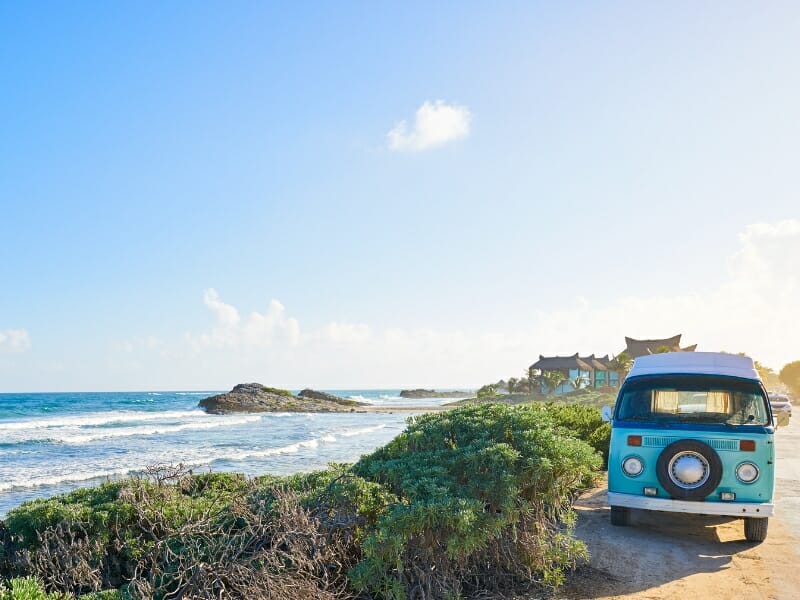 Caribbean beach Tulum