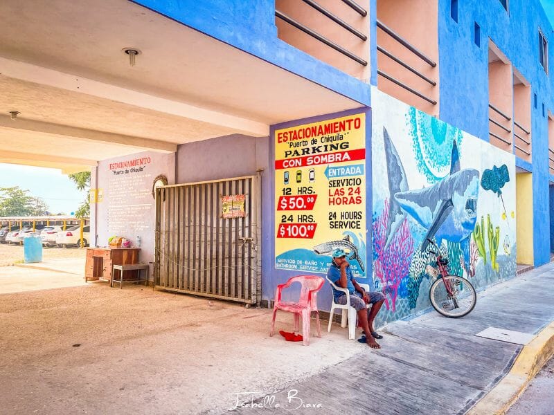 Chiquila car park