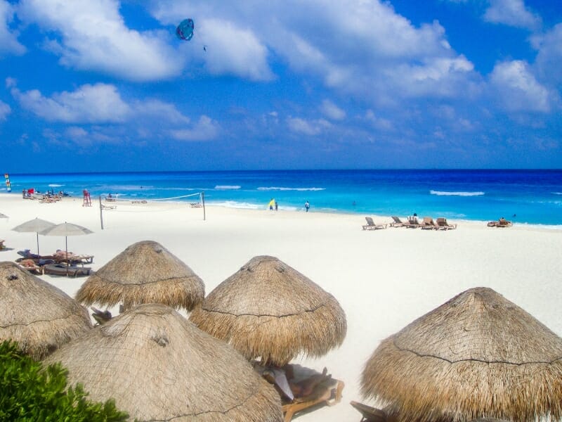 Cancun beach Mexico