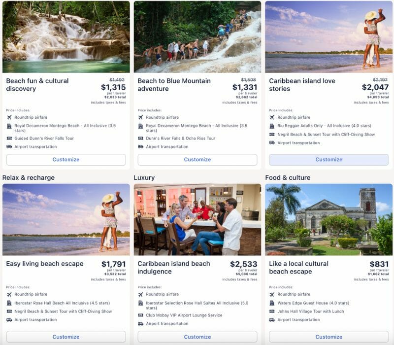 Jamaica Packages
