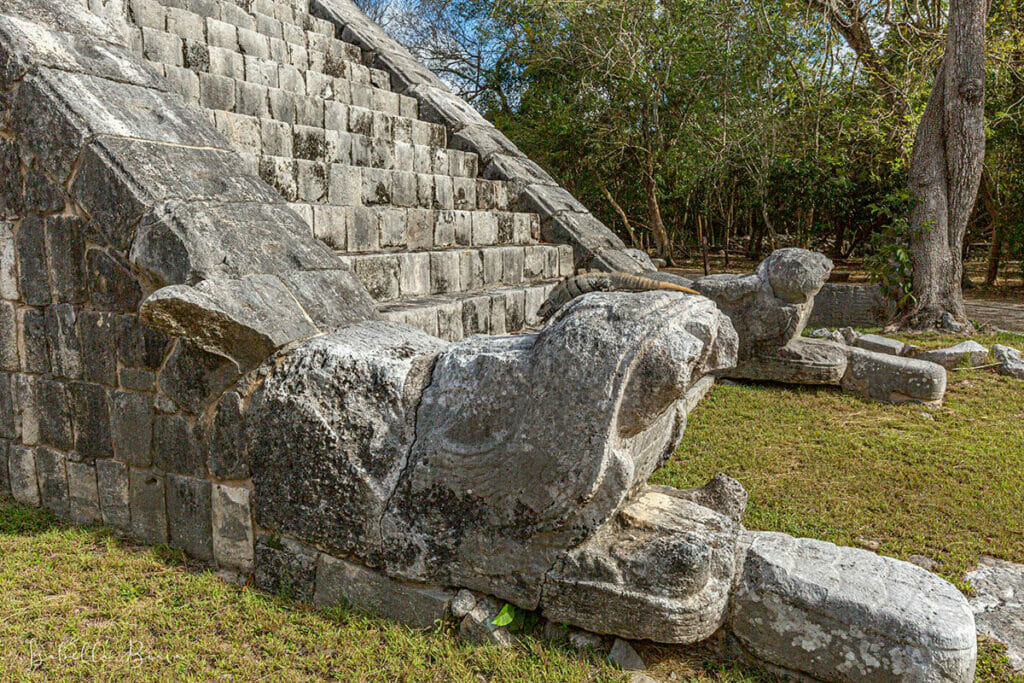 Chichen Itza Temple detail