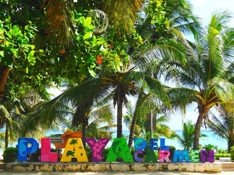 Playa Del Carmen sign