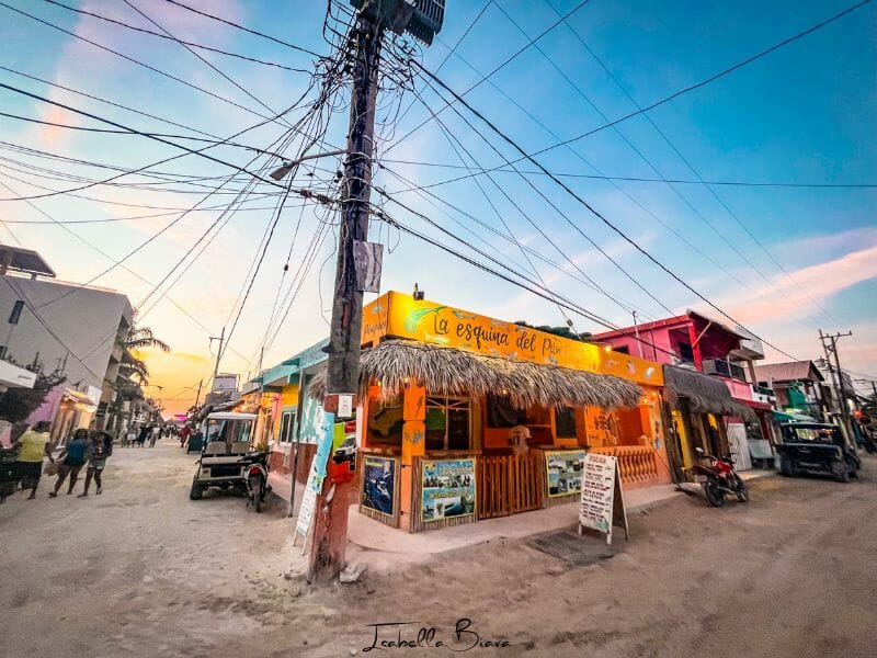 Roads in Holbox