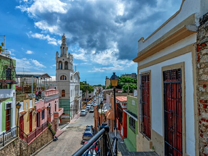 view of Santo Domingo streets