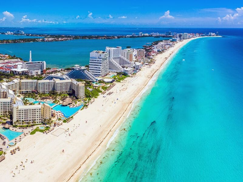 Cancun Beach Overview