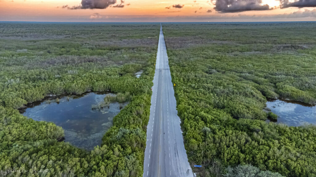Cozumel road east side