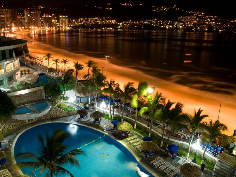 Acapulco at night