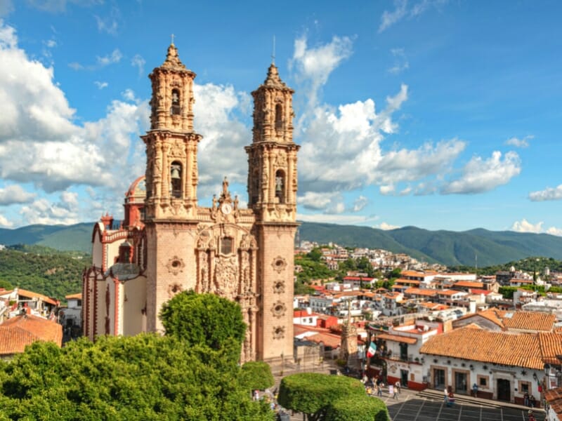 Taxco city in Mexico