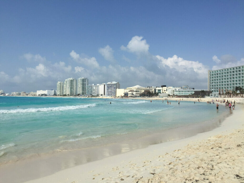 Cancun beach views