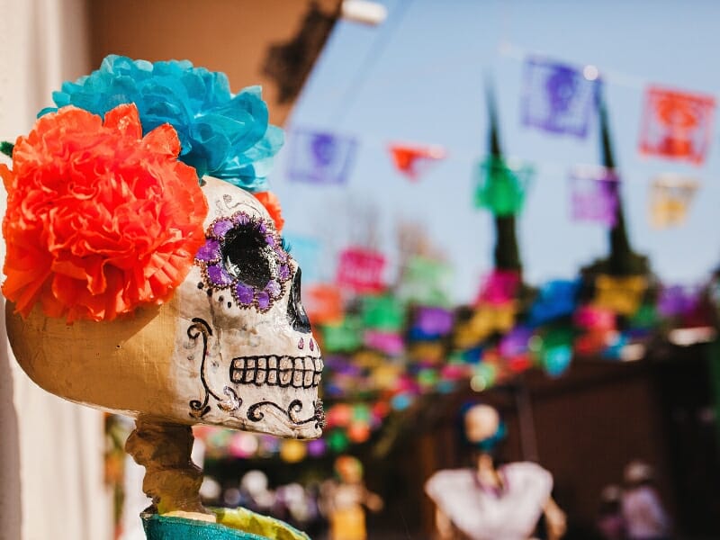 Mexican Catrina for Dia de los Muertos