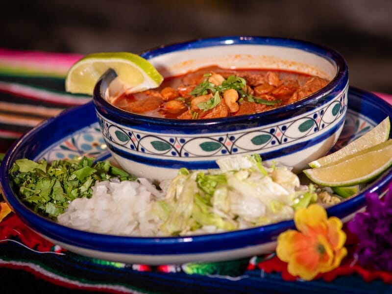 Traditional Mexican pozole