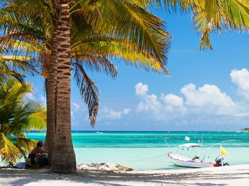 Tropical Acumal beach