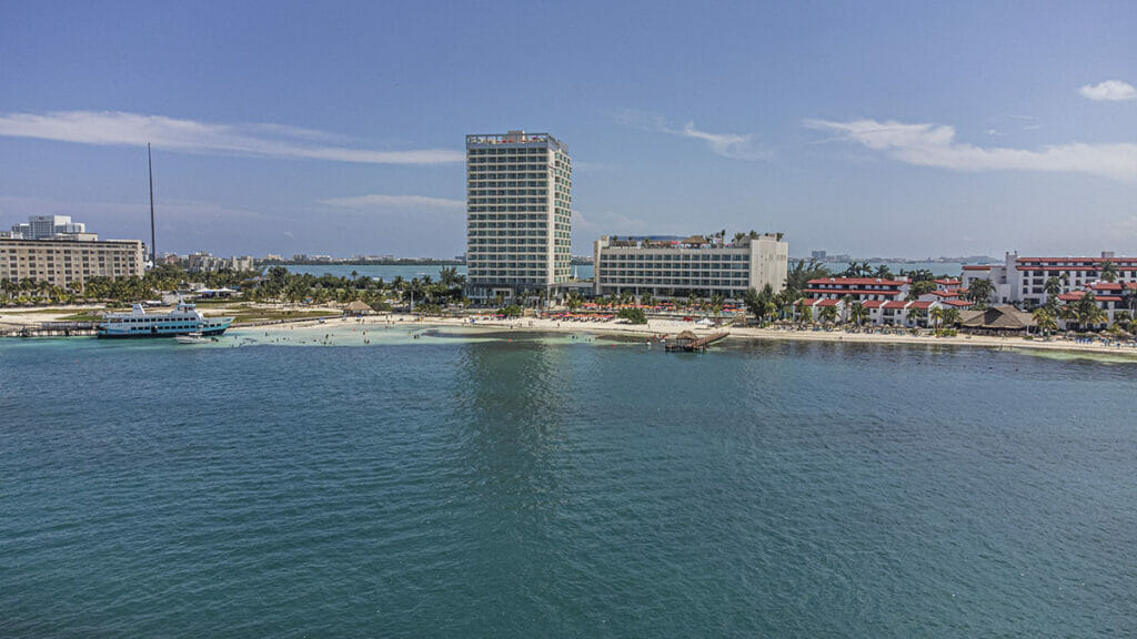 View of the Playa Langosta