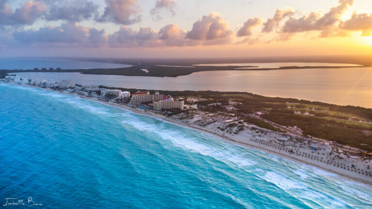 Cancun Hotel Zone and Lagoon nichupte