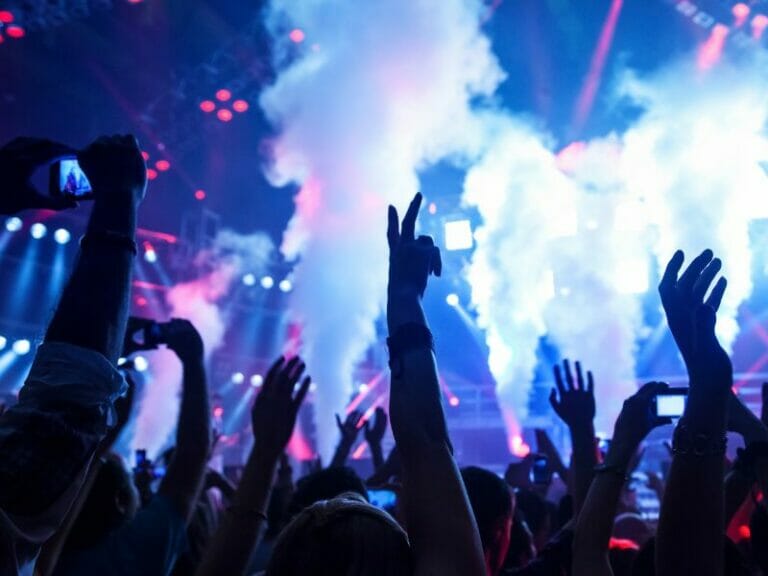 people partying in a club