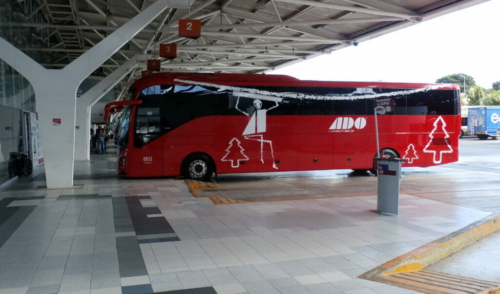 ADO Cancun Bus Station.