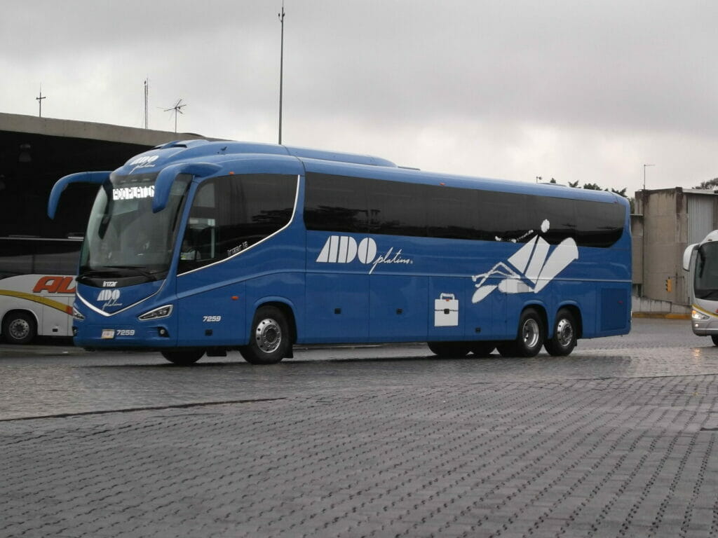 ADO Platinum in Cancun Bus Terminal