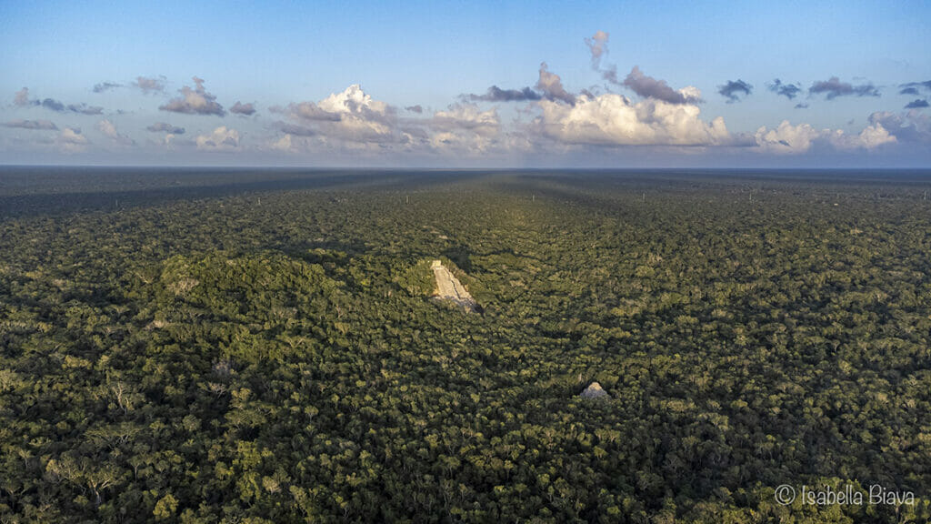 Coba Aerial view