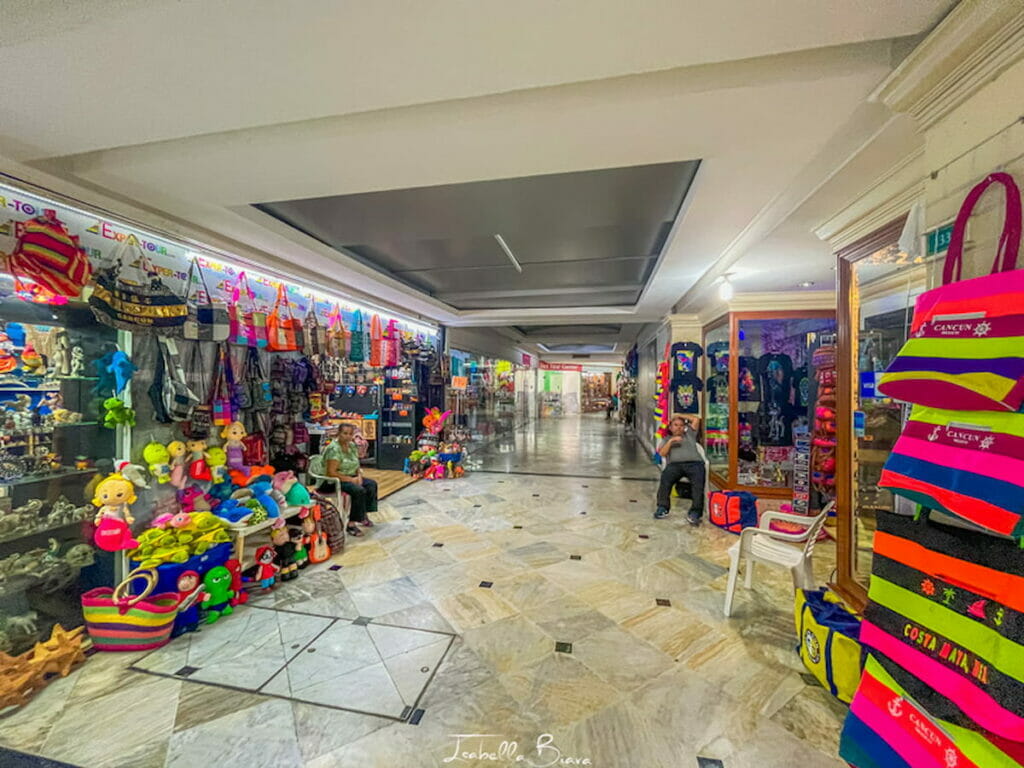 Souvenirs at Caracol Plaza.