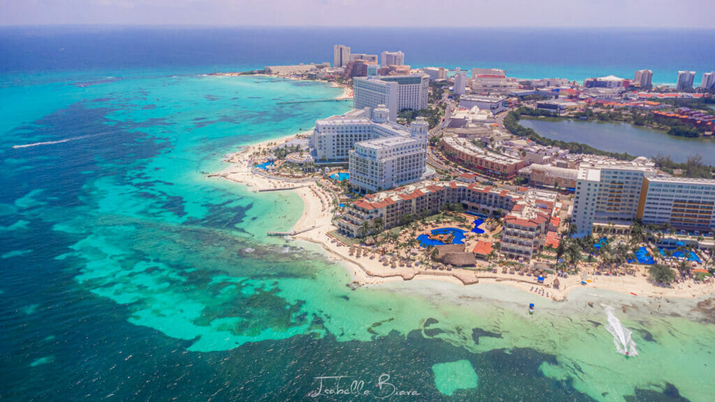 Punta Cancun Aerial View 