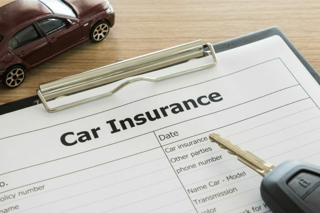 Car insurance contract