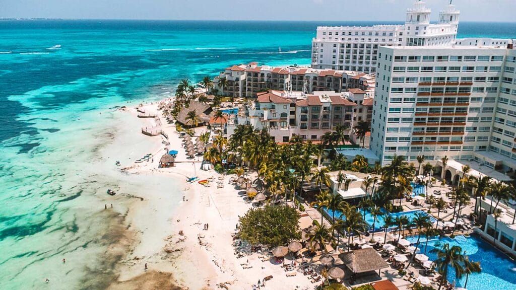 Cancun Resort aerial view