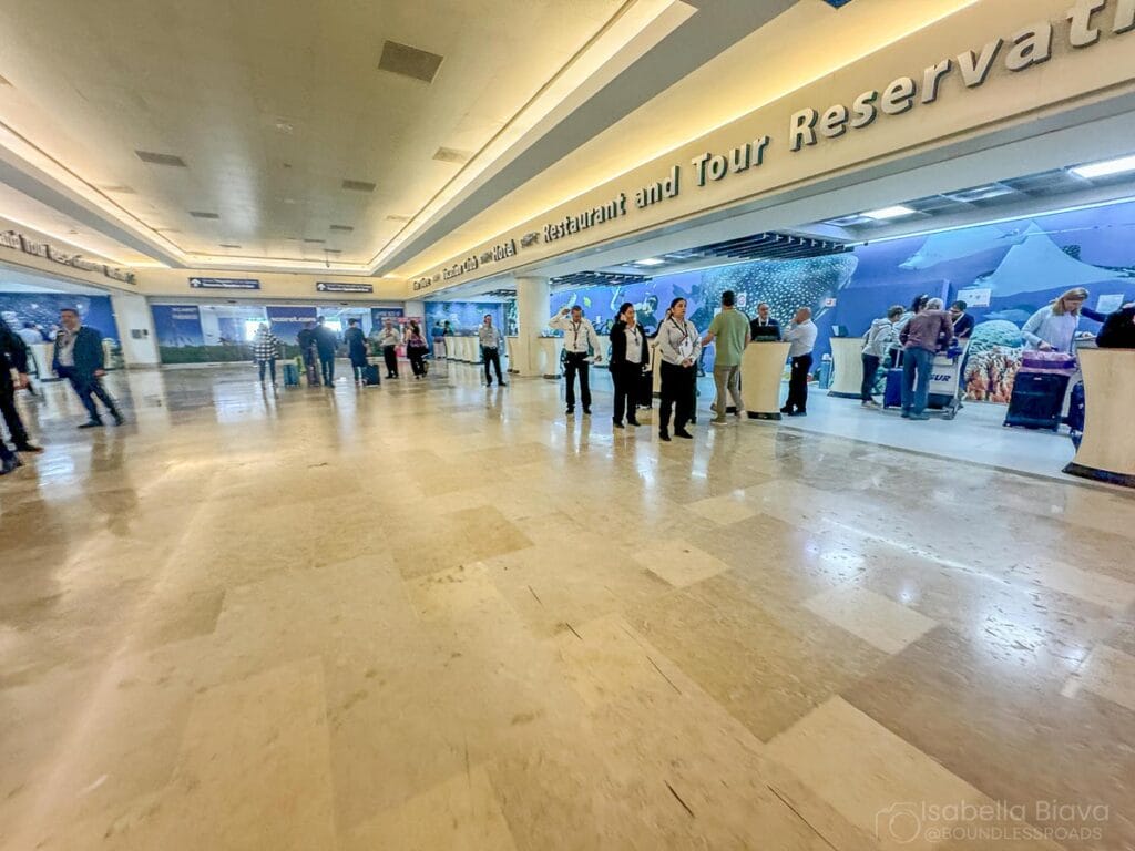 sales people at the airport   