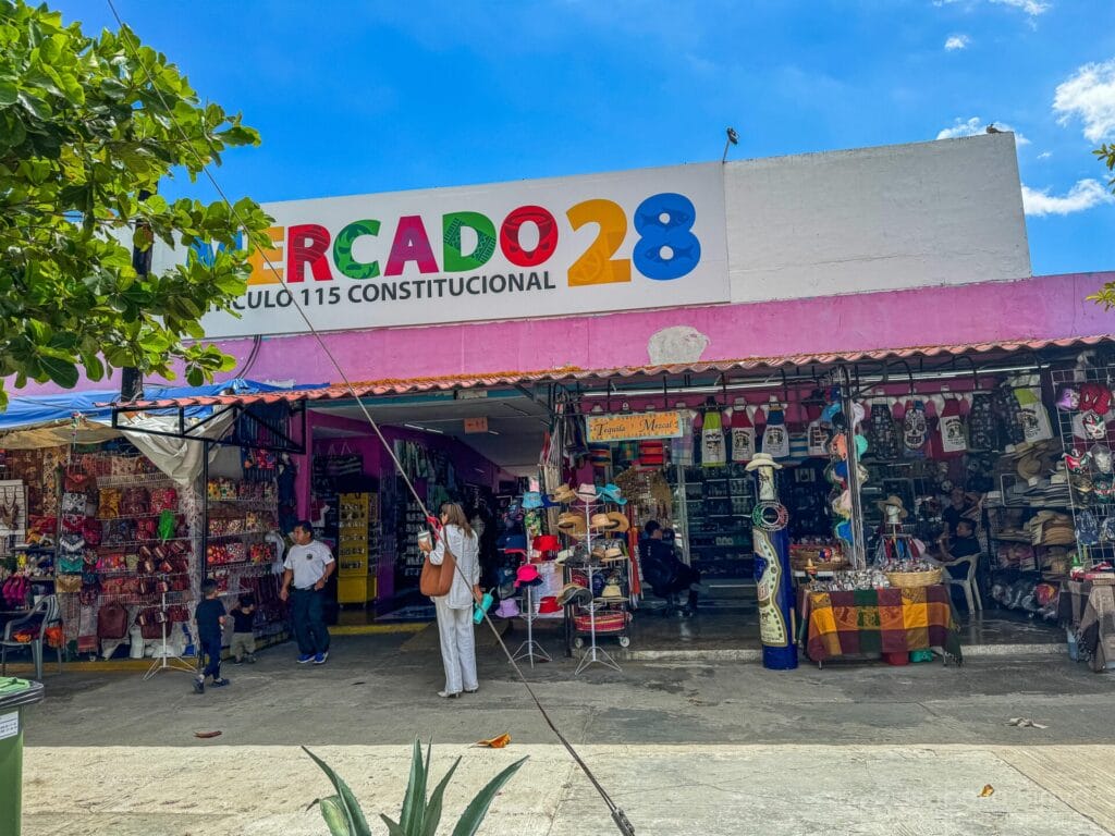 Cancun Mercado 28 new sign